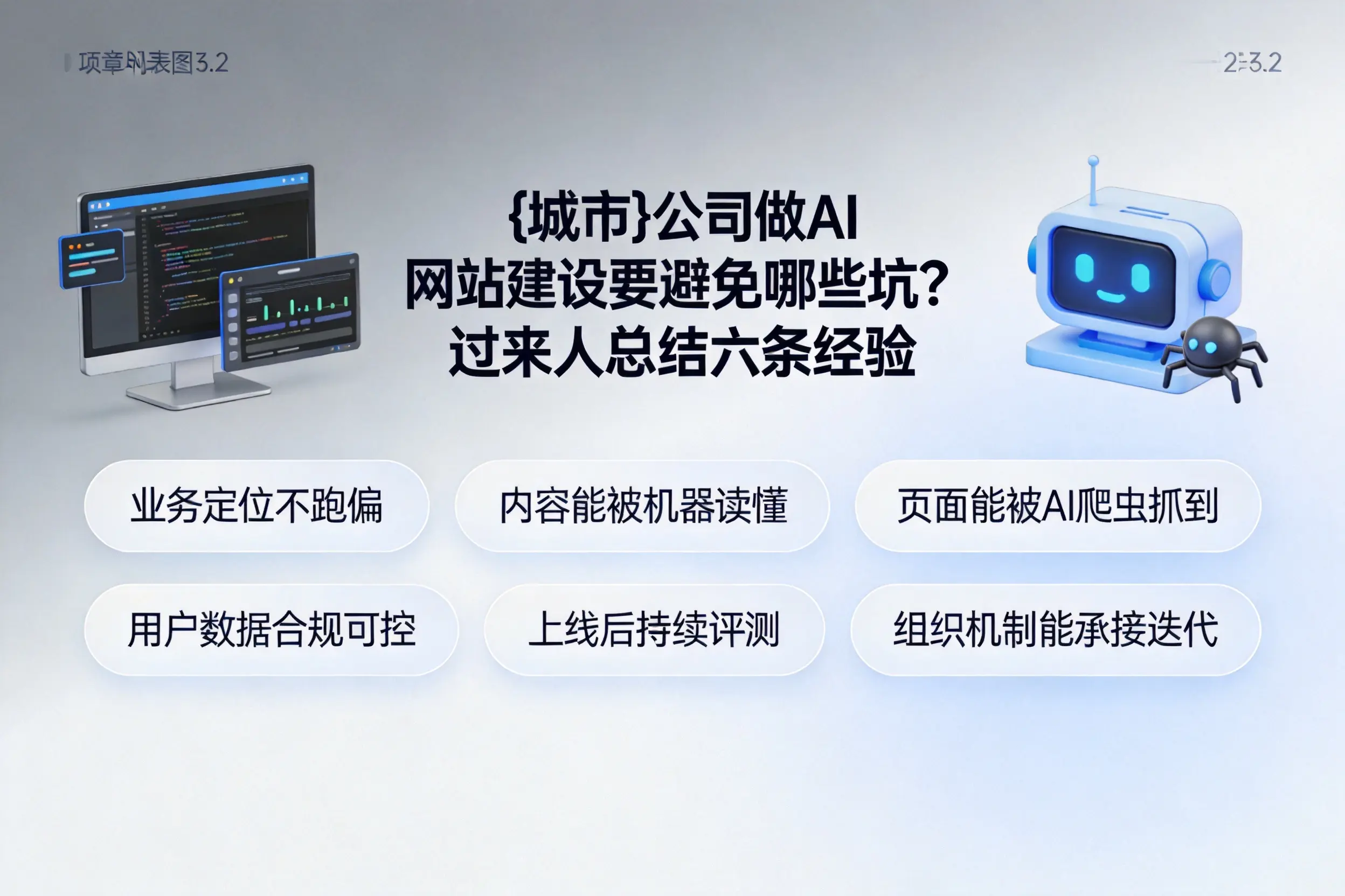 廊坊公司做AI网站建设要避免哪些坑?过来人总结六条经验