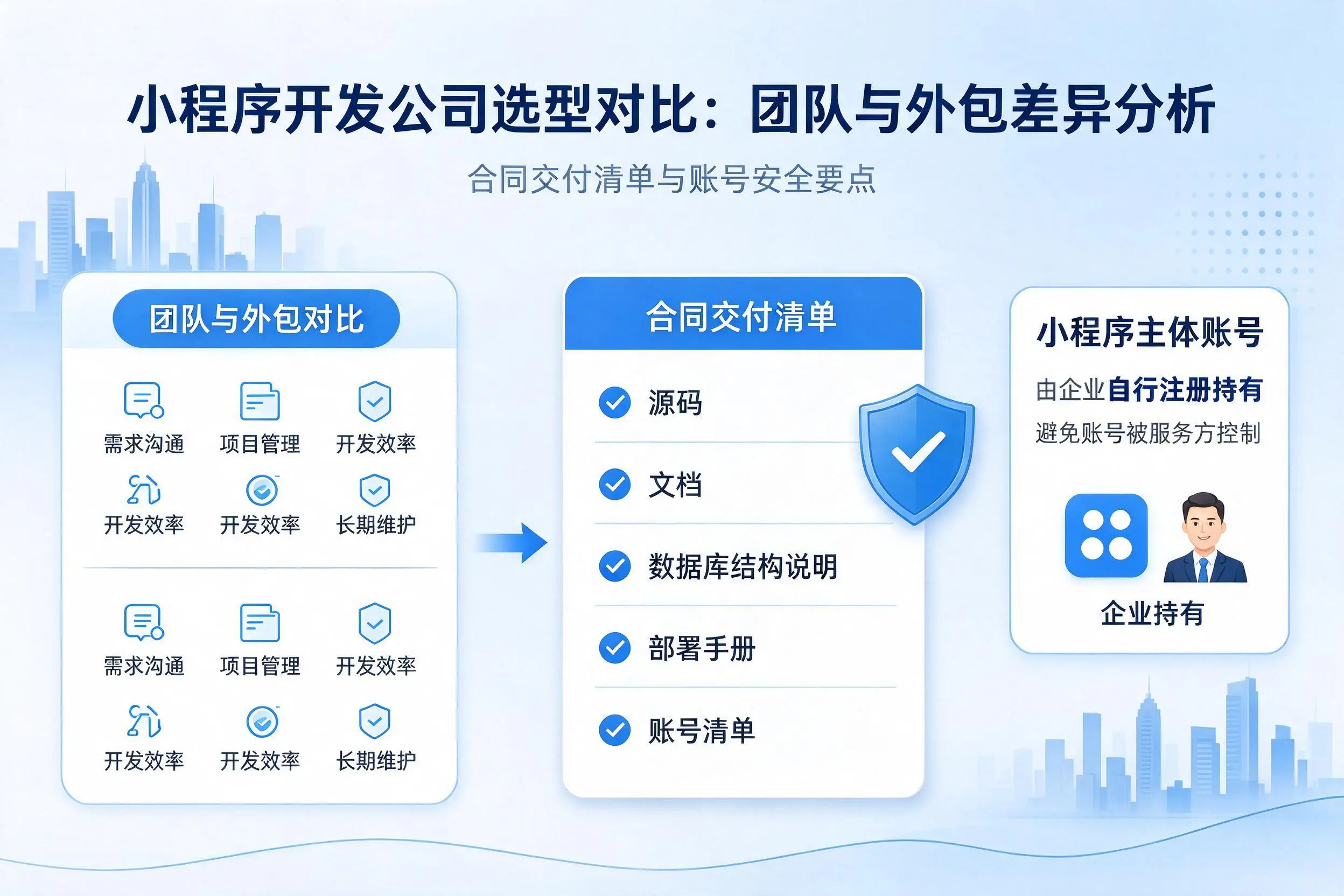 廊坊小程序开发公司选型对比：团队与外包差异分析