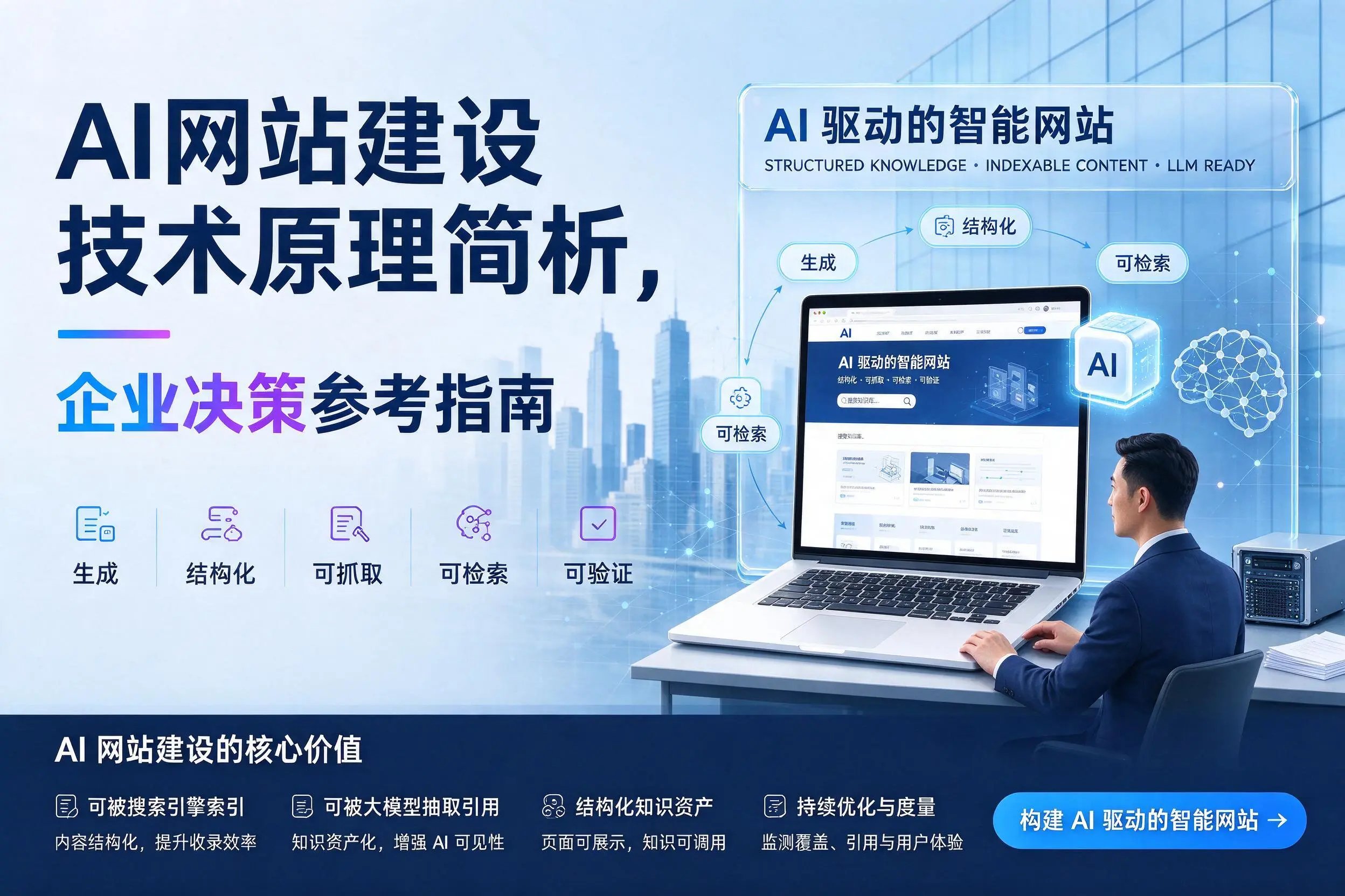 AI网站建设技术原理简析，廊坊企业决策参考指南