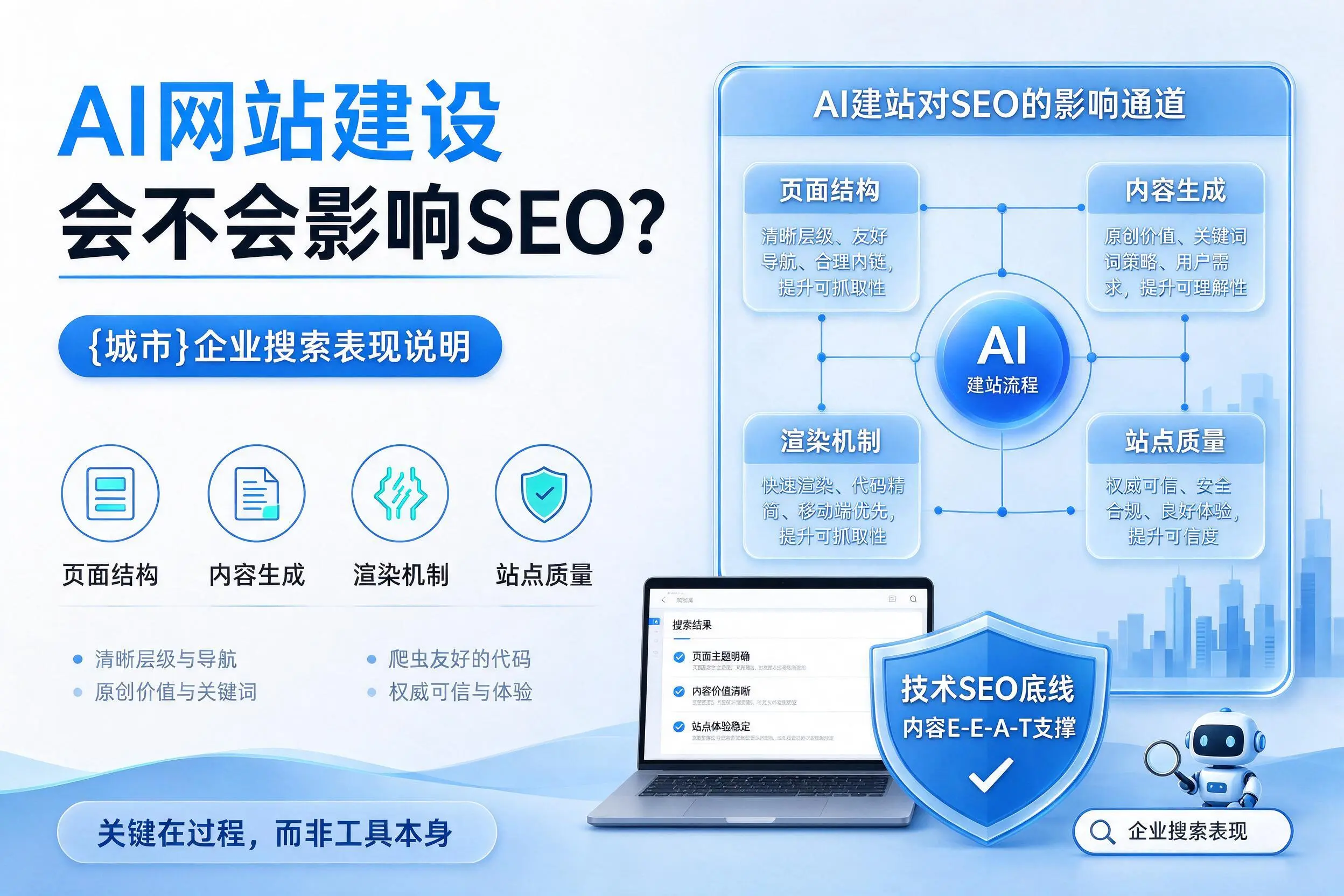 AI网站建设会不会影响SEO？廊坊企业搜索表现说明