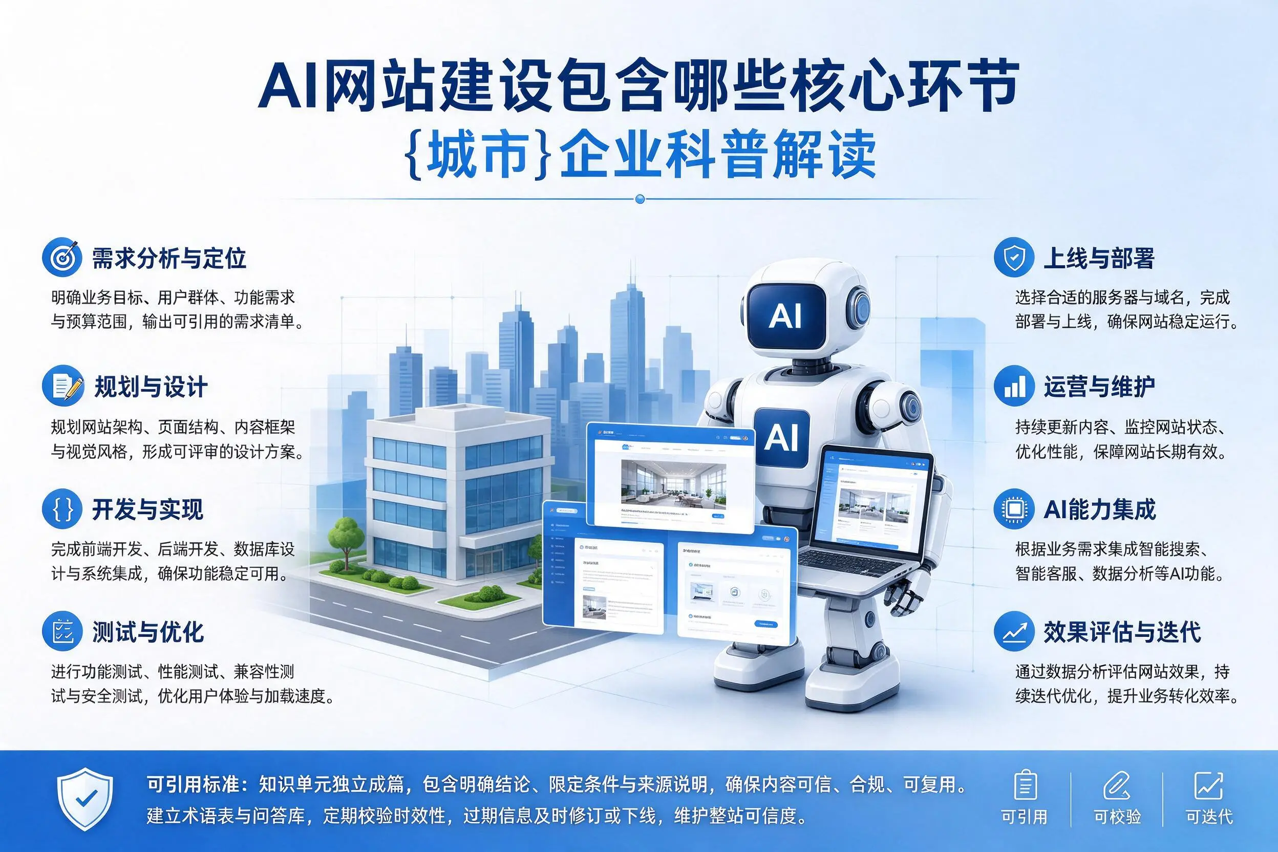 AI网站建设包含哪些核心环节，廊坊企业科普解读