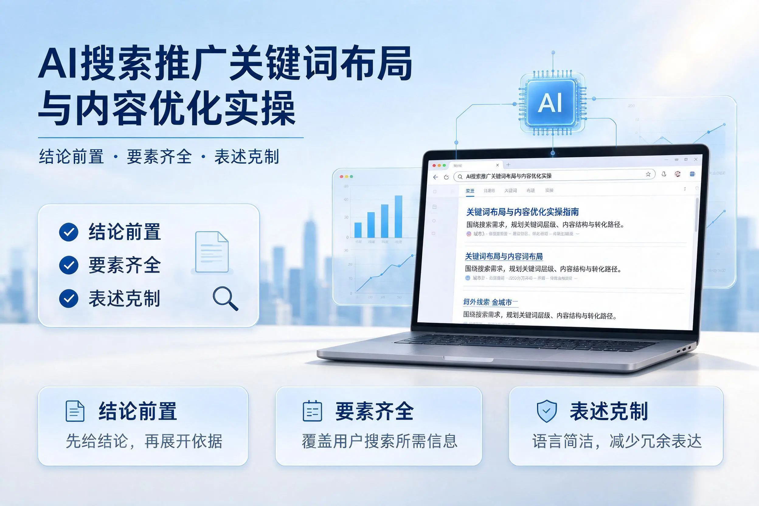 廊坊AI搜索推广关键词布局与内容优化实操